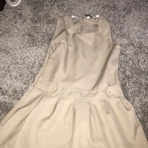 Beige U.S Polo size 10 girls school outfit